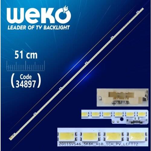 2011 SVS46 _ 5 K6K _ H1B _ 1CH _ PV _ LEFT72 - ES-ELED-009-L/72/5630 - 51 CM 72 LED- (WK-395)