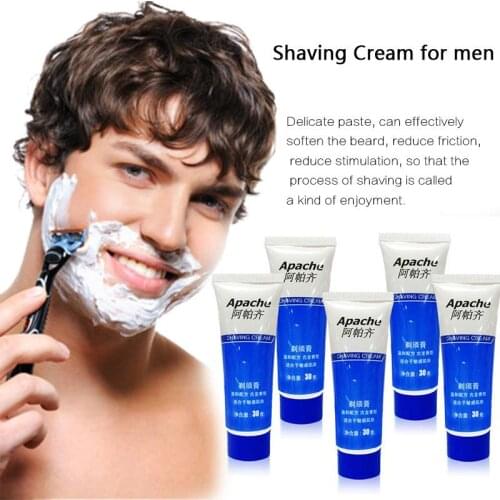 30g Beard Shaving Cream All Skins Shave Care Shaving Soften Quality Beard Beard Cream High Cream Reduce Friction F1F0