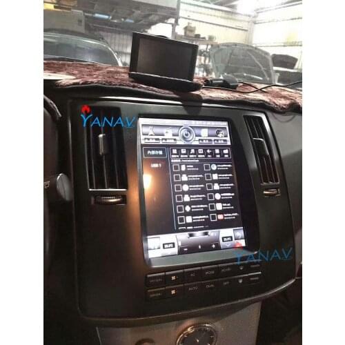 Tesla style car GPS navigation radio player For-Infiniti FX35 2008-2010 vertical screen car stereo video audio player autoradio