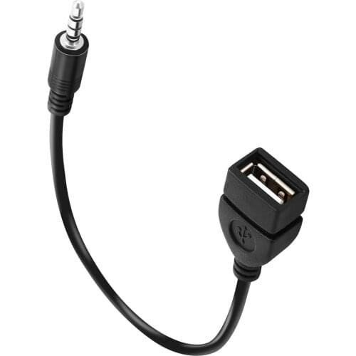 Car AUX Jack Converter Adapter Cable for Chrysler Voyager 300c Town and country Sebring MK3 200