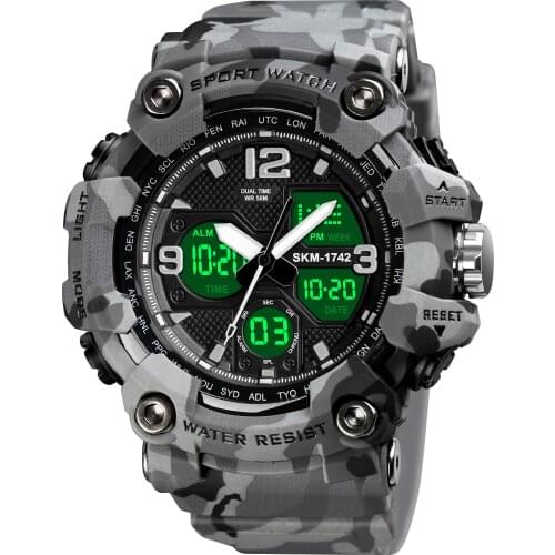 SKMEI Luxury Men Sport Watches Digital LED Military Watch Clock Man Waterproof Electronic Quartz Wristwatches Relogios Masculino