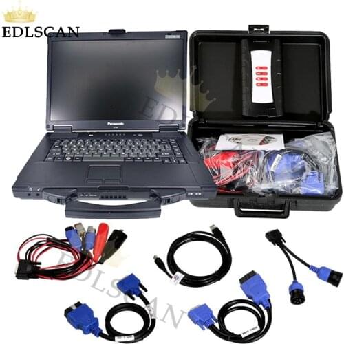 Diesel engine Truck excavator diagnostic tool for Isuzu IDSS for G-IDSS/E-IDSS + CF52 Laptop