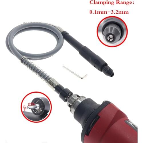 Professional grinder flexible shaft soft flexible shaft, 0.3-3.2mm portable flexible shaft tool for grinder engraving machine
