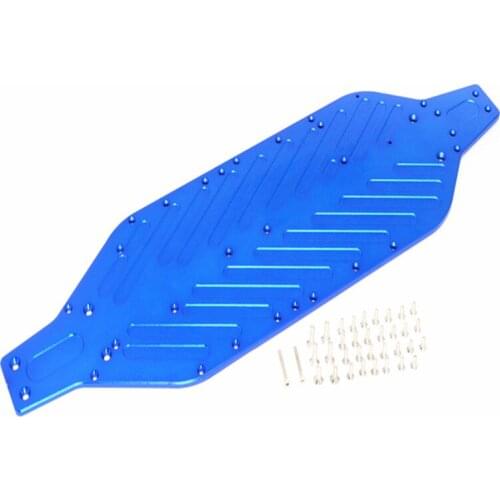 GPM FOR TRAXXAS XO-1 1/7 aluminum alloy thick (4MM thick) base plate + stainless steel screws-pieces