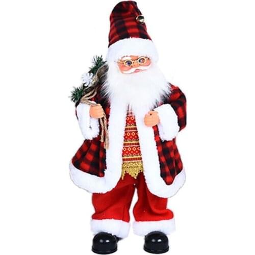 K1KC Cute Gift for Kids&Adults Plastic Toy Kids Game Electric Santa Claus Creative Supplies for Age 3 Kids/Adults