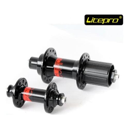 Litepro 74/130mm V Brake 16/18/20inch Folding Bike Hubs Folding Bicycle Drum Bearing Hubs 20/28H