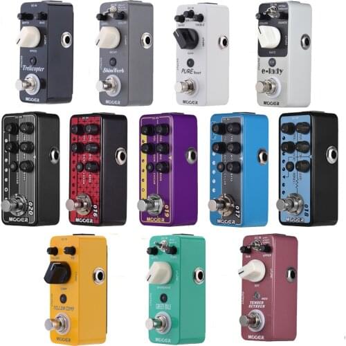 Mooer MICRO PREAMP Series 016-020 Effect Pedal And Delay Overdrive Fuzz 28 Effects Guitar Pedal True Bypass Guitar Accessories