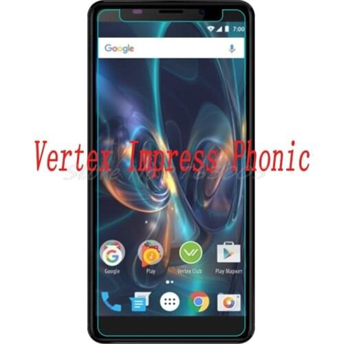 NEW Ultra-thin New For Vertex Impress Phonic Tempered Glass Screen Protector Premium Front Clear Protective Film Cover