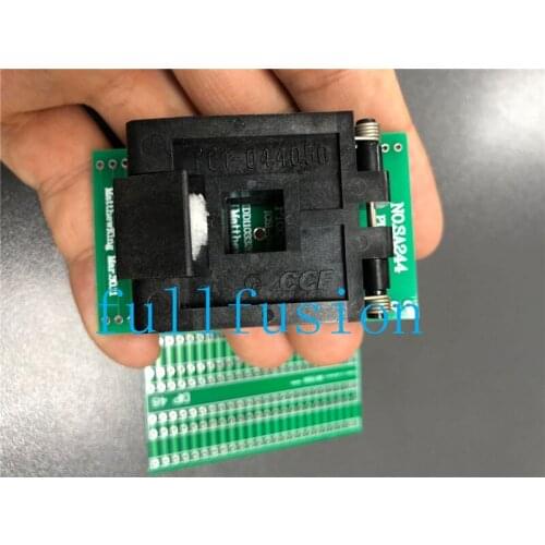 PC1-044050 IC Test Socket PLCC44P 1.27MM Pitch Burn In Socket PLCC44 Programming Adapter