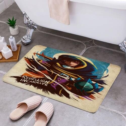 Zero of the Rebellion Cheaper Anti-slip Modern Area Rugs Living Room Balcony Bathroom Printed Carpet Doormat Hallway Bath Mat