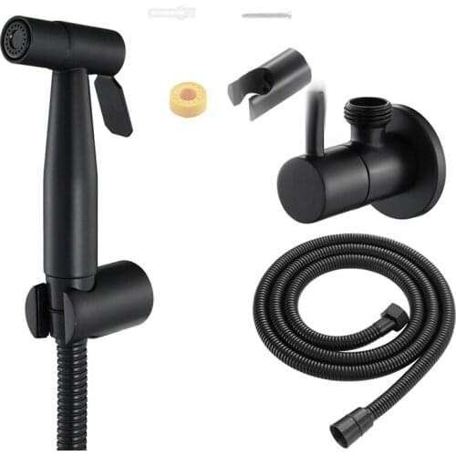 Handheld Toilet Bidet Faucet Sprayer Copper Bathroom Hand Bidet Sprayer Set Toilet Self Cleaning Shower Head