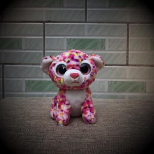 Seated Colourful Leopard Plush Toys Simulation Giant Squid Stuffed Toys Cute Animal Plush Dolls for Kids Girls Gifts