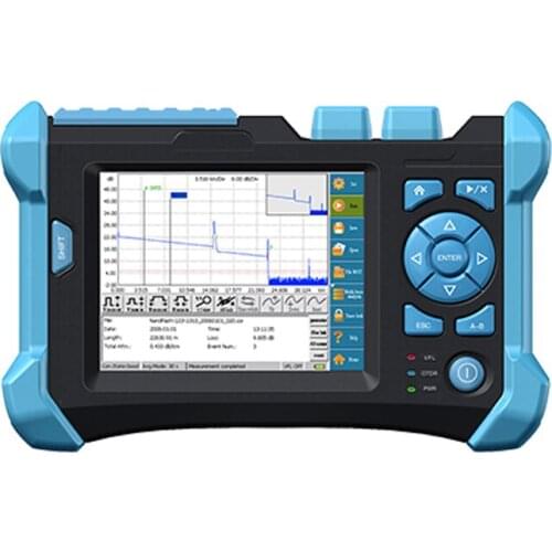 Blue Several wavelength Handheld Single mode Multimode Palm Fiber Optical OTDR X-60 Tester Communication Equipment 1310nm 1550