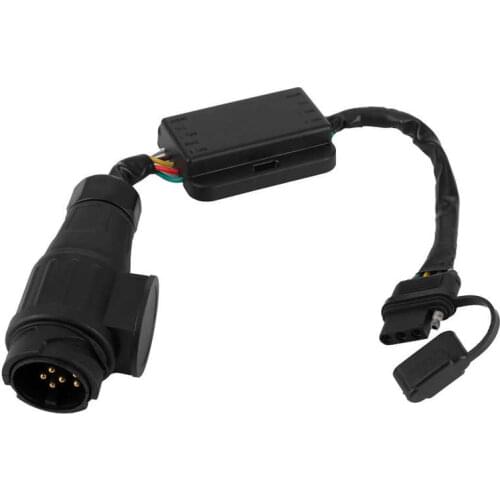 Car trailer tow hook Trailer Connector European 13-Pin to American 4-Pin Taillight Circuit Wiring Adapter Plug and Play