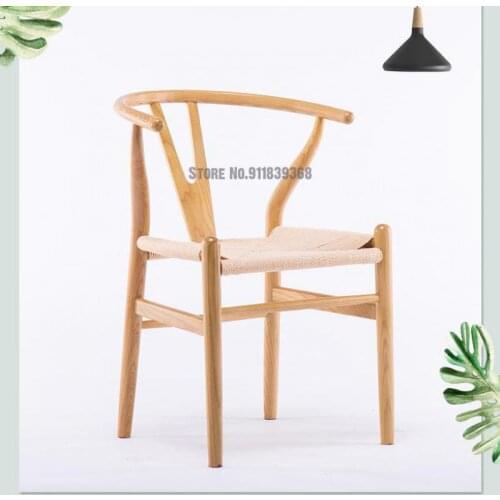 Chair Nordic solid wood dining chair leisure solid wood chair stool back chair modern minimalist creative chair desk chair