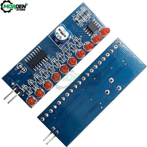 NE555 +CD4017 Running LED Flow Light Electronic Production Suite Control Board Module Capacitor Oscillator Clock Siganal DIY Kit
