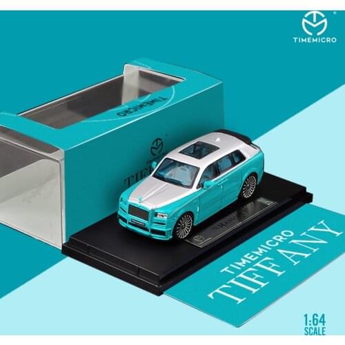 TimeMicro 1:64 Rolls-Royce Cullinan Blue Diecast Model Car