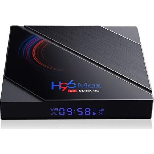 H96 Max H616 Android 10 TV Box Multimedia Player 4K 6K Smart Box TV Android Boxes 4GB 32GB Google WIFI Set Top Box Quad Core