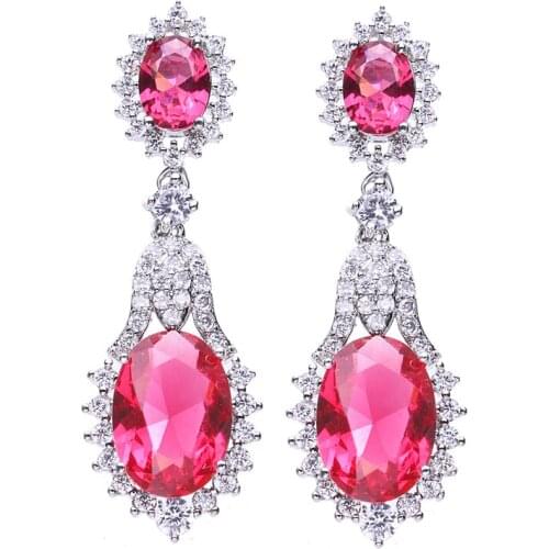 Bettyue Luxury Charm Hight Quality Cubic Zircon Multicolor Jewelry Earrings For Woman Europe And America Style Wedding Gifts