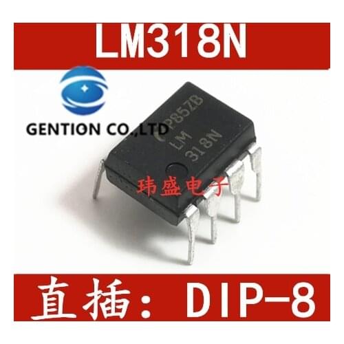 10PCS LM318N LM318 DIP-8 operational amplifier in stock 100% new and original