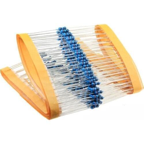 100pcs 300 ohms 1/4W 300R Metal Film Resistor 300ohm 0.25W 1% ROHS