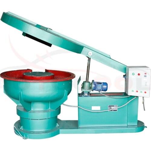 250L Vibratory automatic polishing machine with lid and control unit Vibratory Deburring Polishing Tumbler with Sound Cover
