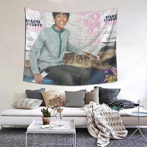 Ravi And Kipling Tapestry College Weeken Tapestry Wall Bedspread aesthetic Psychedelic Decor Blanket For Bedroom Dorm