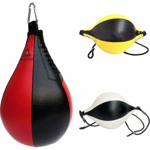 1 Pc PU Punching Ball Pear Fitness Boxing Pear Speed Balls Muay Thai Punch Boxe Sports Equipment Training