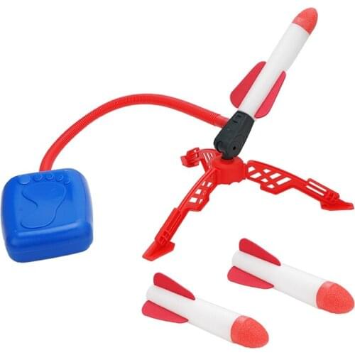 Toy Rocket Launcher for Kids Air Pump Jump Stomp Blower Model Launch Launcher Rocket Up Toy Sports Toys