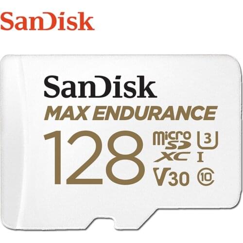 SanDisk MAX ENDURANCE microSD Memory Card 256GB 128GB 64GB 32GB Record in Full HD or 4K for action cameras or drones
