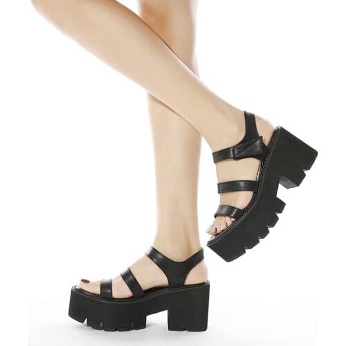 Summer new thick-soled thick-heeled platform open-toe high-heeled women sandals platform shoes sandles women567