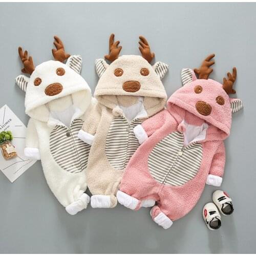Best selling Christmas baby onesies spring autumn winter jumping boys and girls cute baby clothes baby romper