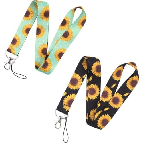 Leafy Jungle Orangutan Painting Art Key Chain Lanyard Neck Strap For Phone Keys ID Card Creative Lanyards 2021