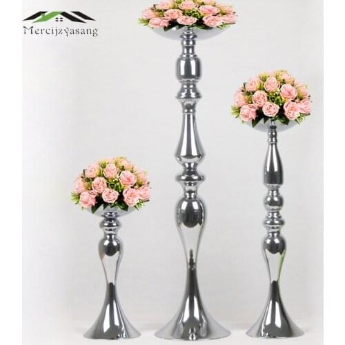Mercijzyasang Decorative Silver Candlesticks