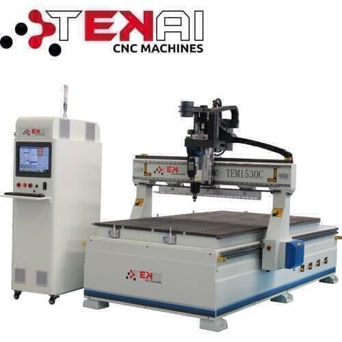Fast Speed Woodworking Machinery Multifunction Cnc Router Advertising Machine 1530 with Auto Tool Changer