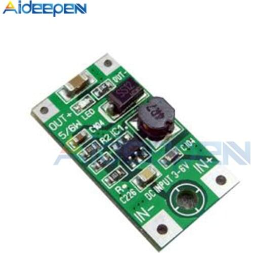5W DC 3V-6V To 5V 6V 9V 12V Low Power Boost Voltage Conversion Module Board Mobile Power Supply Input Drive Lithium Battery