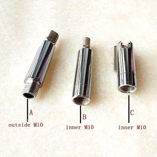 Table lamp wall light Base m10 pipe bracket inside outside 10mm screw x10