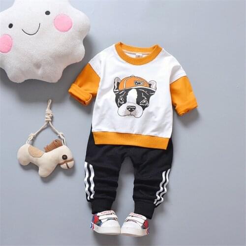 Cotton 2021 new autumn active casual kid suit children set baby clothing girls clothing boys clothing baby clothes clothing set