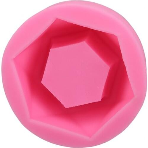 New DIY Cement Planter Pot Mould Succulent Plants Making Concrete Silicone Mold 3D Flowerpot Aromatherapy Plaster Candlestick