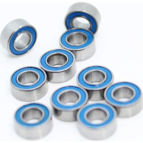 MR63-2RS Bearing 3x6x2.5 mm 10PCS Double Blue Sealed Helicopter Model Car Miniature MR63RS Ball Bearings MR63 2RS RS L-630DD