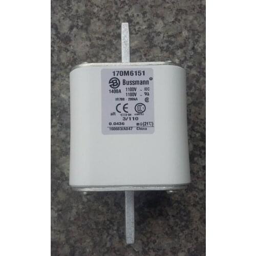 Fuses: 170M6151 1400A 1100V / 170M6201 1400A 1100V aR