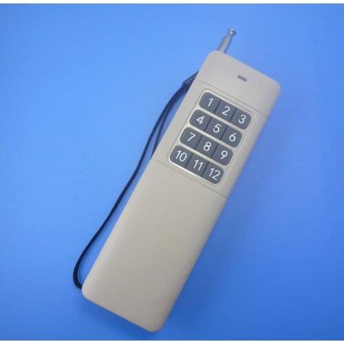 Tb429 12 Buttons High Power Dc9v Ev1527 Fixed Code Remote Control 433.92mhz