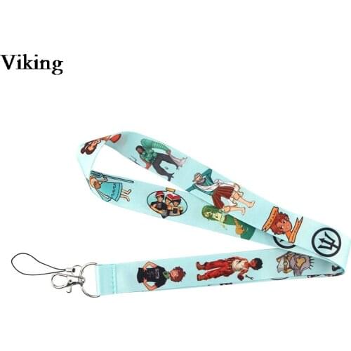 Lanyards Cartoon Figure Lanyard For Keys Camera Cool Phone Neck Strap Lanyard Gift G0618