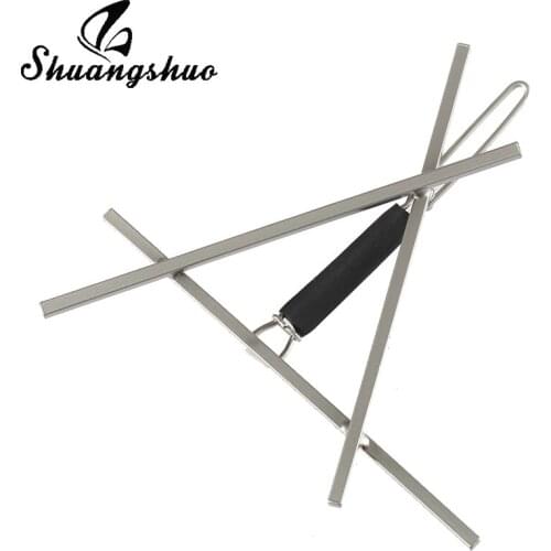 Shuangshuo Fashion Women Hollow Triangle Hairpins Hair Clips Geometric Hairgrip Accessories Barrettes Jewelry Wedding Hairear