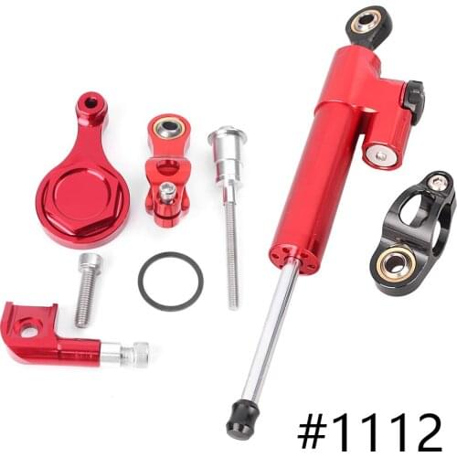 CNC Motorbike Steering Damper Stabilizer w/ Bracket Mounting Holder Saftey Control For Yamaha YZF R6 R1 2006-2015 Aluminum