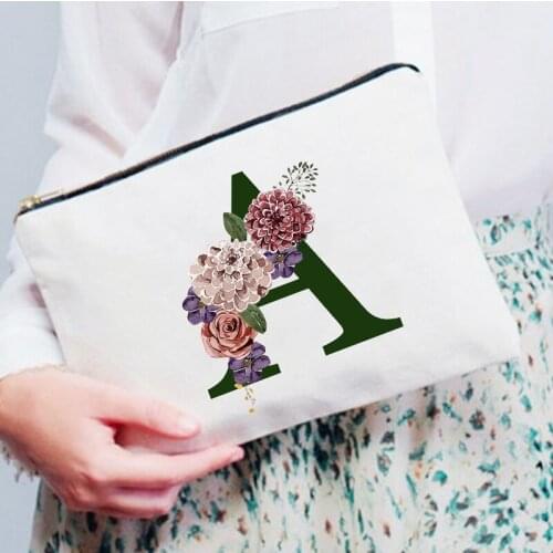 Letter Print Tampon Sanitary Pad Storage Bags Eco Reusable Napkin Toiletries Organizer Women Cosmetic Case Portable Makeup Pouch