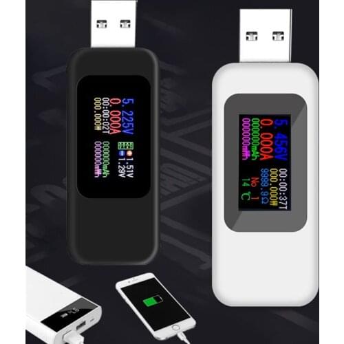 USB OLED Current Voltage Test Meter Power Capacity Current Measuring Household Tester Accurate Instrument For Electric Supplies