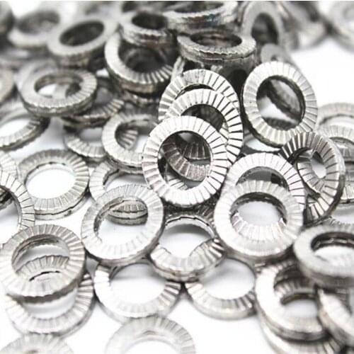 10 Pairs Stainless Steel Nordlock Washers DIN25201 Double Locking Washers