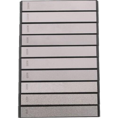 10Pcs Set Diamond Whetstone Knife Sharpener for Ruixin Edge Sharpener