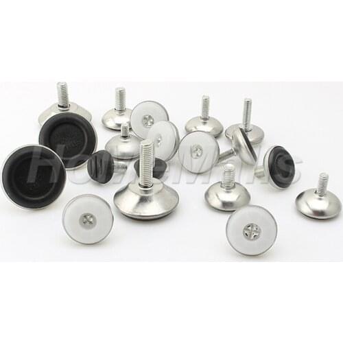 4/8 Pieces of M6 M8M10 Black Furniture Foot Screw Nut Foot Pad Table and Chair Mattress Foot Adjustable Foot Pad Accessories